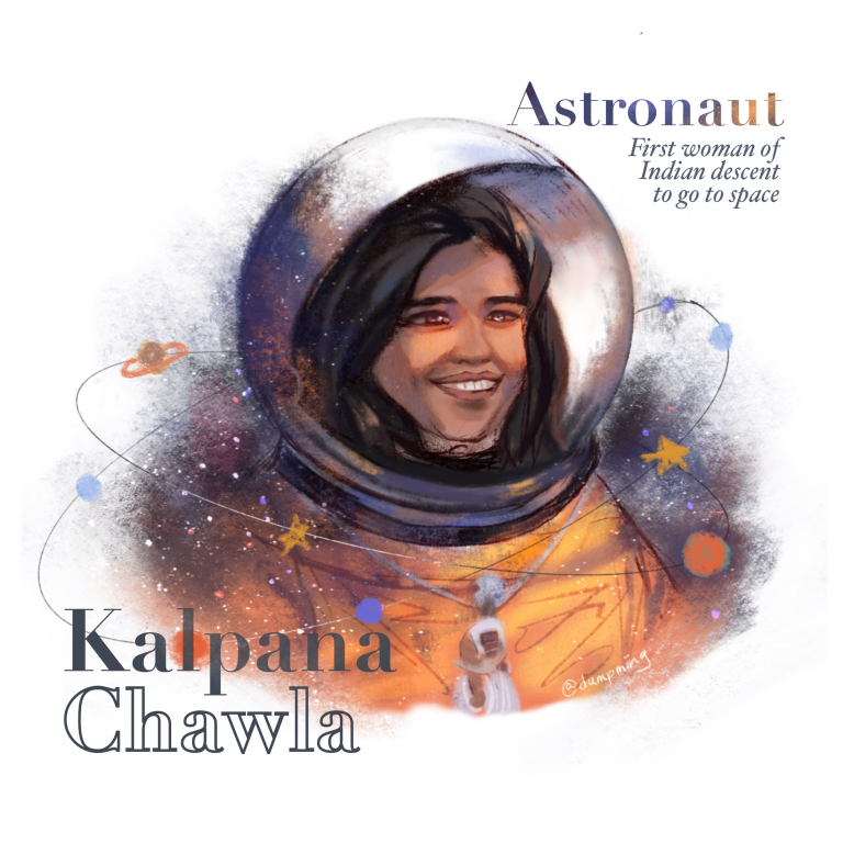 First Indian American Woman in Space NEW NASA POSTER Astronaut Kalpana Chawla 